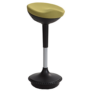 Alba Taburete ergonómico Stooly, color verde Alba Taburete ergonómico Stooly, color verde