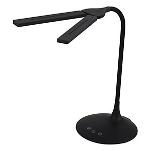 Alba Twin Flexo LED inalámbrico, ABS, negro Alba Twin Flexo LED inalámbrico, ABS, negro