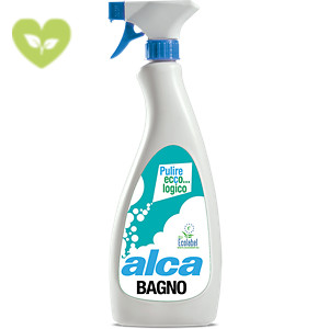 ALCA Bagno Disincrostante per bagni Ecolabel, Flacone spray 750 ml