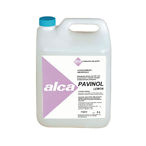 ALCA Detergente multiuso per pavimenti Pavinol, Limone, Tanica 5 l ALCA Detergente multiuso per pavimenti Pavinol, Limone, Tanica 5 l