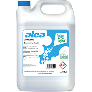ALCA Lavabucato Detersivo liquido per bucato in lavatrice Ecolabel, Tanica 5 l ALCA Lavabucato Detersivo liquido per bucato in lavatrice Ecolabel, Tanica 5 l