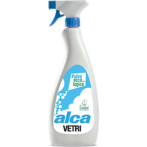 ALCA Vetri Pulitore rapido vetri Ecolabel, Flacone 750 ml ALCA Vetri Pulitore rapido vetri Ecolabel, Flacone 750 ml
