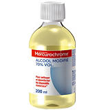 Alcool modifiée 70% Mercurochrome, 2 flacons de 200 ml Alcool modifiée 70% Mercurochrome, 2 flacons de 200 ml