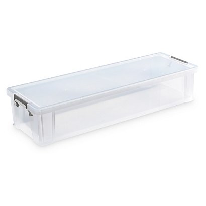 Allstore Stacking Storage Container, 27L, 810 x 280 x 160mm - 1
