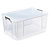 Allstore Stacking Storage Container, 36L, 480 x 380 x 320mm - 4