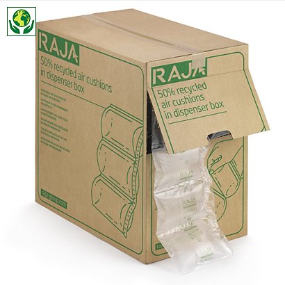 Almofadas de ar ecológicas em caixa distribuidora - 1