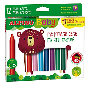 ALPINO Baby Ceras, estuche de 12, colores surtidos ALPINO Baby Ceras, estuche de 12, colores surtidos