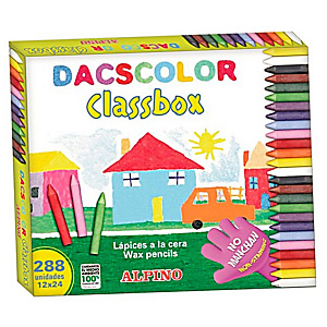 ALPINO Dacscolor Classbox Ceras colores surtidos ALPINO Dacscolor Classbox Ceras colores surtidos