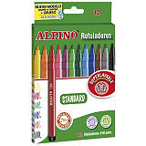 ALPINO Rotuladores de punta fina colores surtidos ALPINO Rotuladores de punta fina colores surtidos