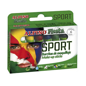 ALPINO Sport Set de maquillaje 6 colores 5 gr