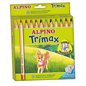 ALPINO Trimax Lápices de colores con mina de 5,4 mm