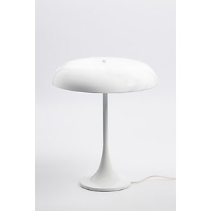 Aluminor Lampe de bureau Madison - Ampoule Led E27 - 12W - Design vintage - Blanc