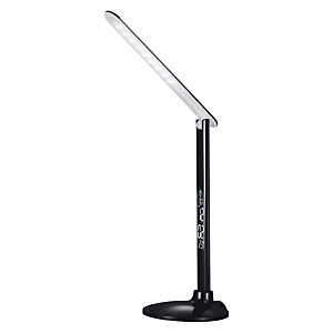 Aluminor Lampe de bureau Success - Led intégrée - 10W - Bras et tête articulés - Ecran digital - Noir