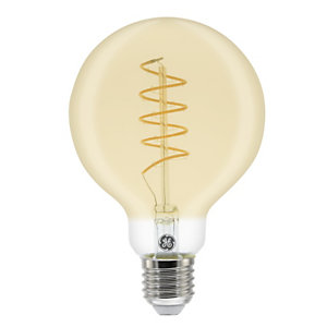 Aluminor Luminaires Ampoule LED à filament Globe Vintage 5,5W - culot E27, 250 lumens, 2000K, Classe G