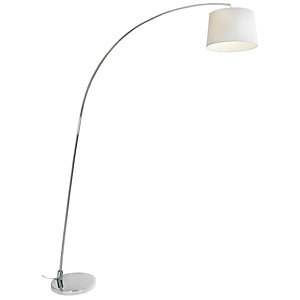 Aluminor Luminaires Lampadaire Arc abat-jour Blanc – LED 10,5 W