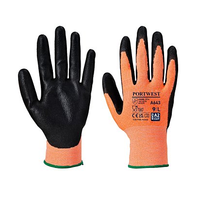 Amber nitrile gloves - 1