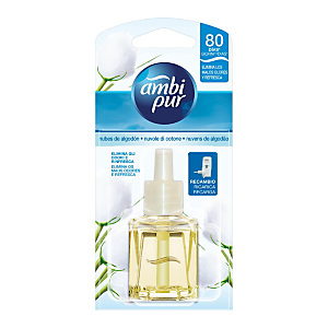 Ambi Pur Refill per Diffusore Elettrico monofragranza, Nuvole di Cotone, 21 ml Ambi Pur Refill per Diffusore Elettrico monofragranza, Nuvole di Cotone, 21 ml