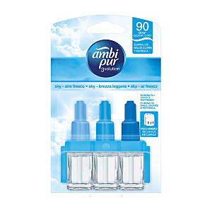 Ambi Pur Ricarica per Diffusore Elettrico 3 fragranze ,Sky, 21 ml Ambi Pur Ricarica per Diffusore Elettrico 3 fragranze ,Sky, 21 ml