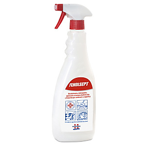 AMUCHINA Sgrassatore Disinfettante Fenolsept, Presidio Medico Chirurgico, Profumo Marsiglia, Flacone spray 750 ml