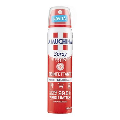 AMUCHINA Spray Disinfettante, Presidio Medico Chirurgico, Flacone 100 ml