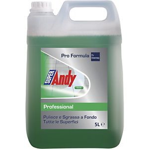 Andy Detergente liquido multiuso Super Verde, Tanica 5 l