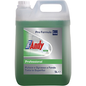 Andy Detergente liquido multiuso Super Verde, Tanica 5 l Andy Detergente liquido multiuso Super Verde, Tanica 5 l