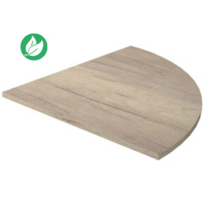 Angle de liaison 90° arrondi Pronto Métal - Plateau Chêne Canadien Angle de liaison 90° arrondi Pronto Métal - Plateau Chêne Canadien