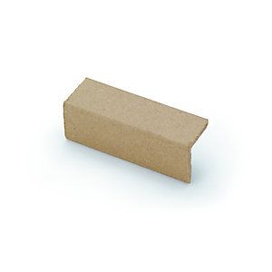 Angle de protection parafeuillard en carton recyclé 35 x 100 mm - Brun