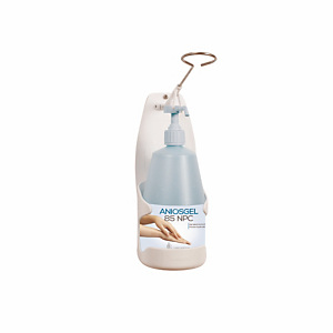 ANIOS PRO Support mural commande au coude Anios PVC blanc pour flacon 1000 ml ANIOS PRO Support mural commande au coude Anios PVC blanc pour flacon 1000 ml