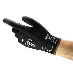 Ansell Guanto industriale multiuso in PU HyFlex® 48-101, Taglia 11, Nero (confezione 12 paia) Ansell Guanto industriale multiuso in PU HyFlex® 48-101, Taglia 11, Nero (confezione 12 paia)