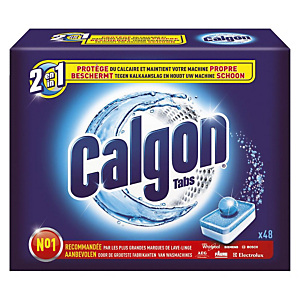 Anticalcaire lave-linge Calgon 2 en 1, 48 tablettes Anticalcaire lave-linge Calgon 2 en 1, 48 tablettes