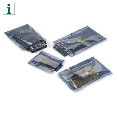 Antistatic, metallised shielding bags - 1