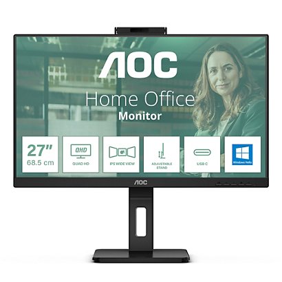 AOC Q27P3CW, 68,6 cm (27''), 2560 x 1440 pixels, Quad HD, LED, 4 ms, Noir - 1