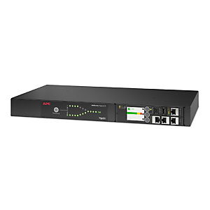 APC AP4423A - Rack Automatic Transfer Switch, 230V, 16A, entrée C20, 8 sorties C13, 1 sortie C19, A mettre sur rack, 1U, 9 sortie(s) CA, Noir APC AP4423A - Rack Automatic Transfer Switch, 230V, 16A, entrée C20, 8 sorties C13, 1 sortie C19, A mettre sur rack, 1U, 9 sortie(s) CA, Noir