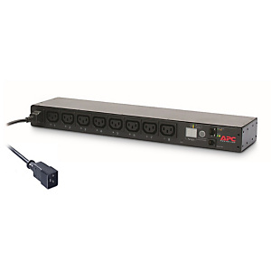 APC AP7921B, Avec mesure en ligne, Commutable, 0U/1U, horizontale/verticale, Noir, 8 sortie(s) CA, Coupleur C13 APC AP7921B, Avec mesure en ligne, Commutable, 0U/1U, horizontale/verticale, Noir, 8 sortie(s) CA, Coupleur C13