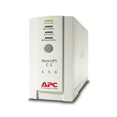 APC Back-UPS, En espera (Fuera de línea) o Standby (Offline), 0,65 kVA, 400 W, Seno, 160 V, 286 V BK650EI - 1
