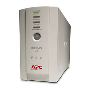 APC BK500, 0,5 kVA, 300 W, 480 J, 45 dB, Sealed Lead Acid (VRLA), 2,4 min