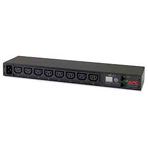 APC NetShelter Metered Rack PDU - Prises mesurées - 3300VA - 1U - 16A, Avec mesure en ligne, 0U/1U, horizontale/verticale, Noir, 8 sortie(s) CA, Coupl APC NetShelter Metered Rack PDU - Prises mesurées - 3300VA - 1U - 16A, Avec mesure en ligne, 0U/1U, horizontale/verticale, Noir, 8 sortie(s) CA, Coupl