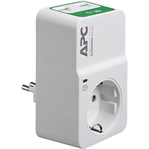 APC Presa filtrata SurgeArrest® serie Essential, 230 V, 1 Schuko/CEI 10A + 2 USB