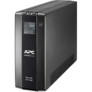 APC SAI Back UPS Pro BR 1300 VA, 8 tomas de salida, AVR, interfaz LCD, negro