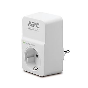 APC SurgeArrest, 918 J, 1 salidas AC, Tipo F, 230 V, 50 Hz, 13000 A PM1W-GR APC SurgeArrest, 918 J, 1 salidas AC, Tipo F, 230 V, 50 Hz, 13000 A PM1W-GR