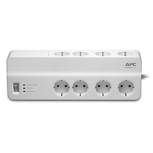 APC SurgeArrest Essential, 2690 J, 8 salidas AC, Tipo F, 230 V, 50 Hz, 2300 W PM8-GR APC SurgeArrest Essential, 2690 J, 8 salidas AC, Tipo F, 230 V, 50 Hz, 2300 W PM8-GR