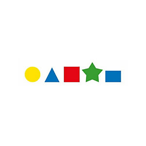 Apli (00706) Gomets circulares, triangulares, cuadrados, estrellas, y rectangulares, colores y tamaños surtidos