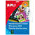 Apli (10065) Etiquetas glossy calidad fotográfica para impresora láser 199,6x289,1 mm. - 1