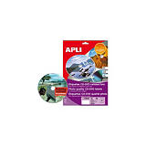 Apli (10603) Etiquetas Inkjet Glossy CDs/DVDs Apli (10603) Etiquetas Inkjet Glossy CDs/DVDs