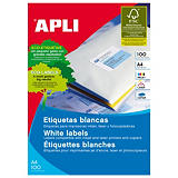 Apli (1290) Etiquetas multiuso cantos rectos 70 x 67,7 mm. 12 etiquetas/hoja Apli (1290) Etiquetas multiuso cantos rectos 70 x 67,7 mm. 12 etiquetas/hoja