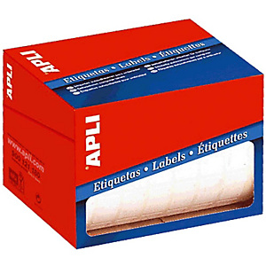 Apli (1679) Rollo de etiquetas manuales blancas 12 x 18 mm. Apli (1679) Rollo de etiquetas manuales blancas 12 x 18 mm.