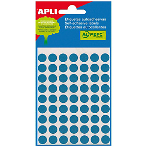 Apli (2052) Gomets Ø 10 mm azul Apli (2052) Gomets Ø 10 mm azul