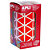 Apli (4869) Gomets triángulo, 20 x 20 x 20 mm, rojo, rollo - 1