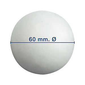 Apli Bolas de porexpan 60 mm Apli Bolas de porexpan 60 mm
